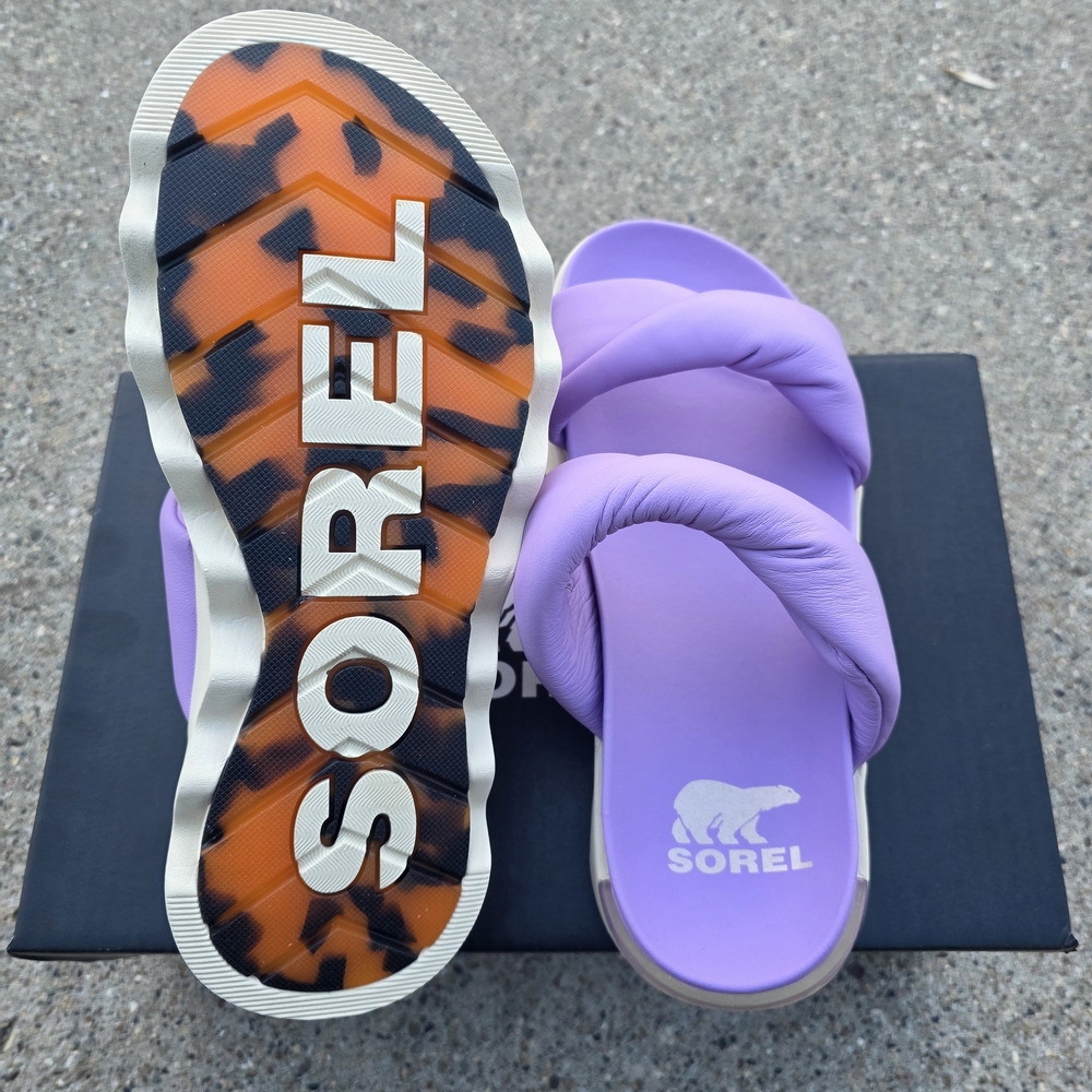 Sorel Women's Purple Slide Size 8 Sandals - Picture 6 of 8